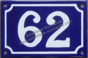 1. Traditional blue sign (10x15cm / 10x18cm)