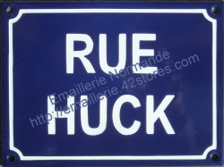 Made to order French enamel sign 15x20cm